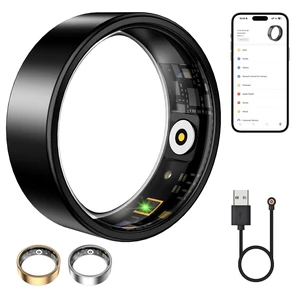 WNRTSA Smart Ring for Women & Men, Fitness Tracker with Heart Rate, Sleep Monitoring, Long-Lasting Battery, No Subscription Fee, IP68 Waterproof Sleep Ring (Black, 11) WNRTSA Smart Ring for Women & Men, Fitness Tracker with Heart Rate, Sleep Monitoring, Long-Lasting Battery, No Subscription Fee, IP68 Waterproof Sleep Ring (Black, 11)