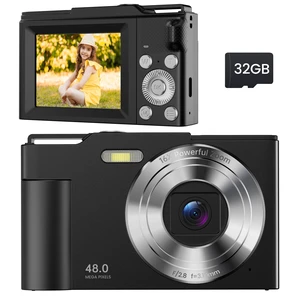 Digital Camera for Kids: Black Camera for Teens - Christmas Birthday Gifts for Boys Girls 8-10 - Toys for Girls 8-13 - Compact Camera for 6 7 8 9 10 Years Old- Toys for Kid Children Toddler Digital Camera for Kids: Black Camera for Teens - Christmas Birthday Gifts for Boys Girls 8-10 - Toys for Girls 8-13 - Compact Camera for 6 7 8 9 10 Years Old- Toys for Kid Children Toddler