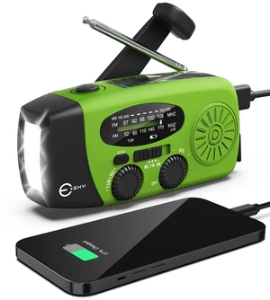 Emergency Hand Crank Radio 7400mAh with 3 LED Flashlight, AM/FM/NOAA Portable Weather Radio with Built-in 2000mAh Rechargeable Battery, Solar Radio for Indoor/Outdoor Survival Camping, SOS Alarm Emergency Hand Crank Radio 7400mAh with 3 LED Flashlight, AM/FM/NOAA Portable Weather Radio with Built-in 2000mAh Rechargeable Battery, Solar Radio for Indoor/Outdoor Survival Camping, SOS Alarm