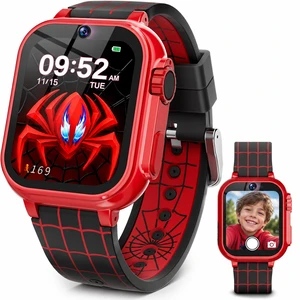 Kids Smart Watch for Boys Ages 4-12, Camera, 40 Games, Spider Theme Camera, video, music, pedometer, alarm, flashlight, stopwatch and timer; birthday or Christmas gift for boys ages 4-12 Kids Smart Watch for Boys Ages 4-12, Camera, 40 Games, Spider Theme Camera, video, music, pedometer, alarm, flashlight, stopwatch and timer; birthday or Christmas gift for boys ages 4-12