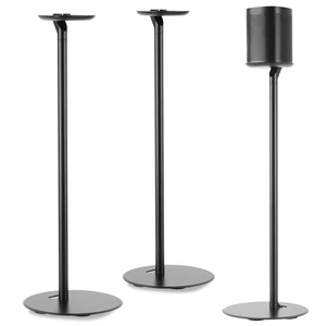 Speaker Stands for Sonos One/One SL & Play:1, Black, 2 Pack 28.2" Fixed height Speaker Stands Pair, Metal Construction, Stable Base, Rubber Feet, Built in Cable Management Speaker Stands for Sonos One/One SL & Play:1, Black, 2 Pack 28.2" Fixed height Speaker Stands Pair, Metal Construction, Stable Base, Rubber Feet, Built in Cable Management