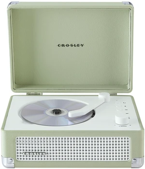 CR3505A-MT Cruiser CD Player, Mint Tonearm-Inspired Power Switch, Bluetooth In / Out, Built-in Full-Range Stereo Speakers CR3505A-MT Cruiser CD Player, Mint Tonearm-Inspired Power Switch, Bluetooth In / Out, Built-in Full-Range Stereo Speakers