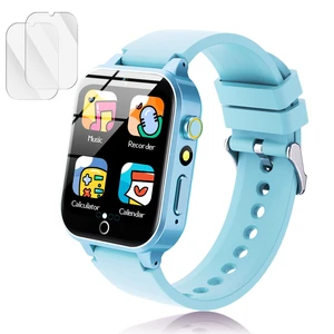 Smart Watch for Kids, with 26 Puzzle Games, Touch Screen, HD Camera, Alarm Clock, Toys for Ages 4-12 Years Old.Birthday Gift for Boys Girls (Soft Blue) Smart Watch for Kids, with 26 Puzzle Games, Touch Screen, HD Camera, Alarm Clock, Toys for Ages 4-12 Years Old.Birthday Gift for Boys Girls (Soft Blue)