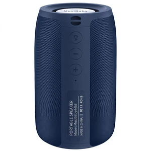 M68 Bluetooth Speaker, 12W, IPX5, 24H Playtime, Dark Blue Portable, small and compact with USB playback, AUX input, FM radio, TF card playback, up to 24H and dual pairing M68 Bluetooth Speaker, 12W, IPX5, 24H Playtime, Dark Blue Portable, small and compact with USB playback, AUX input, FM radio, TF card playback, up to 24H and dual pairing