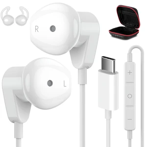 USB C Headphones for iPhone 18 Pro Max 17 16 15/iPad Air Earbuds HiFi Stereo USB-C Wired Earbuds, Microphone Volume Control, Type C Earphone for Samsung S26 S25 S24 S23 Ultra Pixel 11 10 9 8 USB C Headphones for iPhone 18 Pro Max 17 16 15/iPad Air Earbuds HiFi Stereo USB-C Wired Earbuds, Microphone Volume Control, Type C Earphone for Samsung S26 S25 S24 S23 Ultra Pixel 11 10 9 8