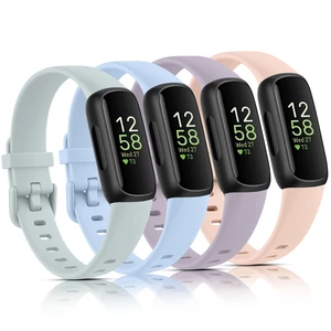 4 Pack Bands Compatible with Fitbit Inspire 3 Bands for Women Men, Sport Silicone Adjustable Replacement Straps for Fitbit Inspire 3 Fitness Tracke 4 Pack Bands Compatible with Fitbit Inspire 3 Bands for Women Men, Sport Silicone Adjustable Replacement Straps for Fitbit Inspire 3 Fitness Tracke