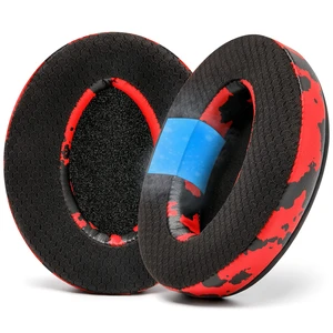 Freeze - Cooling Gel Earpads for ATH M50X / SteelSeries Arctis/HyperX Made by Wicked Cushions Fits SteelSeries Arctis, ATH M50X, Turtle Beach Stealth & More. Cooler for Longer Red Camo Freeze - Cooling Gel Earpads for ATH M50X / SteelSeries Arctis/HyperX Made by Wicked Cushions Fits SteelSeries Arctis, ATH M50X, Turtle Beach Stealth & More. Cooler for Longer Red Camo