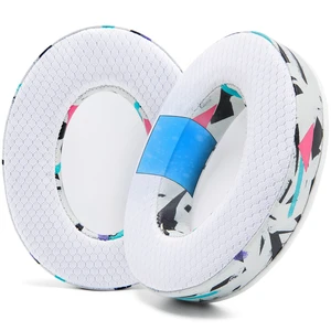 Freeze - Cooling Gel Earpads for ATH M50X / SteelSeries Arctis/HyperX Made by Wicked Cushions Fits SteelSeries Arctis, ATH M50X, Turtle Beach Stealth & More. Cooler for Longer 90's White Freeze - Cooling Gel Earpads for ATH M50X / SteelSeries Arctis/HyperX Made by Wicked Cushions Fits SteelSeries Arctis, ATH M50X, Turtle Beach Stealth & More. Cooler for Longer 90's White