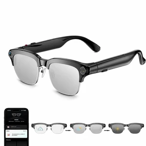 AI Smart Glasses with camera, 8MP HD Camera Glasses,Bluetooth Music & Calls Continuous AI Chat, 1080P EIS Video, Object Recognition, Real-Time Translation, Photochromic Lenses, Travel & Daily Use AI Smart Glasses with camera, 8MP HD Camera Glasses,Bluetooth Music & Calls Continuous AI Chat, 1080P EIS Video, Object Recognition, Real-Time Translation, Photochromic Lenses, Travel & Daily Use