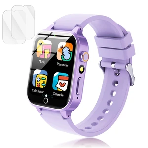 Kids Games Watch with 26 Puzzle Games HD Touch Screen Camera Alarm Clock Portable touch watch, birthday toy gift for boys girls ages 4-12 with games purple Kids Games Watch with 26 Puzzle Games HD Touch Screen Camera Alarm Clock Portable touch watch, birthday toy gift for boys girls ages 4-12 with games purple