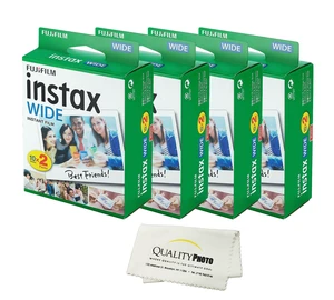Instax Wide Instant Film Photo Microfiber Cloth Compatible with Instax Wide 400, 300, 210, and 200 Cameras (80 Prints) Instax Wide Instant Film Photo Microfiber Cloth Compatible with Instax Wide 400, 300, 210, and 200 Cameras (80 Prints)