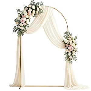 7.2FT Metal Arch Backdrop Stand, Gold Wedding Balloon Arch Stand Background Arch Stand Frame for Wedding Ceremony Birthday Halloween Party Baby Shower Garden Floral Decoration 7.2FT Metal Arch Backdrop Stand, Gold Wedding Balloon Arch Stand Background Arch Stand Frame for Wedding Ceremony Birthday Halloween Party Baby Shower Garden Floral Decoration