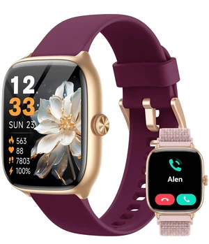 Smart Watches for Women(Answer/Call), AMOLED Fitness Watch for Women Smart Watch Compatible with Android iPhone, with 24/7 Heart Rate/Sleep Monitor, 3 ATM Waterproof, 110+ Sport Modes, AI Voice Smart Watches for Women(Answer/Call), AMOLED Fitness Watch for Women Smart Watch Compatible with Android iPhone, with 24/7 Heart Rate/Sleep Monitor, 3 ATM Waterproof, 110+ Sport Modes, AI Voice