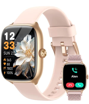 Smart Watches for Women(Answer/Call), AMOLED Fitness Watch for Women Smart Watch for Android & iPhone Compatible, with 24/7 Heart Rate/Sleep Monitor, 3 ATM Waterproof, 110+ Sport Modes, AI Voice Smart Watches for Women(Answer/Call), AMOLED Fitness Watch for Women Smart Watch for Android & iPhone Compatible, with 24/7 Heart Rate/Sleep Monitor, 3 ATM Waterproof, 110+ Sport Modes, AI Voice