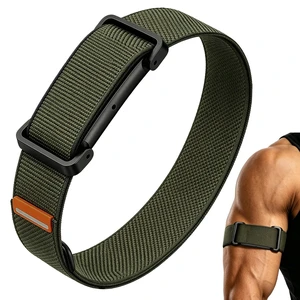 Nylon Bicep Band Compatible with Google Fitbit Air, Integrated Metal Frame Stretch Breathable Nylon, 916.5IN with 5 Wide Hook-and-loop Straps, Removable Metal Frame, Dual-use As Bicep/wrist Band Nylon Bicep Band Compatible with Google Fitbit Air, Integrated Metal Frame Stretch Breathable Nylon, 916.5IN with 5 Wide Hook-and-loop Straps, Removable Metal Frame, Dual-use As Bicep/wrist Band
