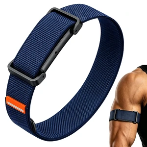 Nylon Bicep Band Compatible with Google Fitbit Air, Integrated Metal Frame Stretch Breathable Nylon, 916.5IN with 5 Wide Hook-and-loop Straps, Removable Metal Frame, Dual-use As Bicep/wrist Band Nylon Bicep Band Compatible with Google Fitbit Air, Integrated Metal Frame Stretch Breathable Nylon, 916.5IN with 5 Wide Hook-and-loop Straps, Removable Metal Frame, Dual-use As Bicep/wrist Band