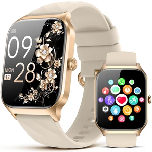 Smart Watch for Women Men,(Answer/Make Call) 1.83'' HD Fitness Activity Tracker Smartwatch for Android iPhone iOS Compatible,IP68 Waterproof Step Counter with Sleep Monitor (Modern, Gold, 1.83) Smart Watch for Women Men,(Answer/Make Call) 1.83'' HD Fitness Activity Tracker Smartwatch for Android iPhone iOS Compatible,IP68 Waterproof Step Counter with Sleep Monitor (Modern, Gold, 1.83)