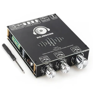 160W+160W Amplifier Board with Treble and Bass Control, DC 12-36V, BT and AUX Inputs, 2.0 Channel Stereo AMP Board for DIY Wireless Speakers(T160HS (Back) 160W+160W Amplifier Board with Treble and Bass Control, DC 12-36V, BT and AUX Inputs, 2.0 Channel Stereo AMP Board for DIY Wireless Speakers(T160HS (Back)