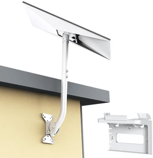 Long Starlink Mount for Standard 4/4X/Gen 3, with 2-in-1 Router Wall Mount Adjustable Tilt Angle, Heavy Duty Long Starlink Mounting Kit, Rust-Resistant, Metal Pipe Adapter, for Homes, Roof, Black Long Starlink Mount for Standard 4/4X/Gen 3, with 2-in-1 Router Wall Mount Adjustable Tilt Angle, Heavy Duty Long Starlink Mounting Kit, Rust-Resistant, Metal Pipe Adapter, for Homes, Roof, Black