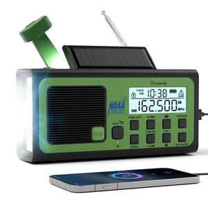 Hand Crank Emergency Weather Radio NOAA Alert with Solar Powered Portable Radio AM FM SW, 18500mWh Rechargeable Battery Operated, Loud SOS Alarm, Flashlight & Reading Lamp, USB Port Hand Crank Emergency Weather Radio NOAA Alert with Solar Powered Portable Radio AM FM SW, 18500mWh Rechargeable Battery Operated, Loud SOS Alarm, Flashlight & Reading Lamp, USB Port