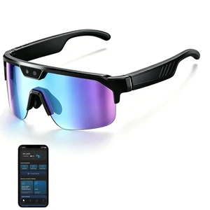 AI Cycling Camera Glasses, 4K Video Smart Sunglasses for Men Women Vlog UV400 Polarized, AI Translation, Object Recognition & EIS Stabilization, Bluetooth Smart Glasses for Skiing/Hiking/Baseball AI Cycling Camera Glasses, 4K Video Smart Sunglasses for Men Women Vlog UV400 Polarized, AI Translation, Object Recognition & EIS Stabilization, Bluetooth Smart Glasses for Skiing/Hiking/Baseball