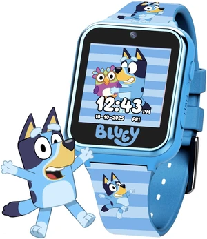 Bluey Kids Smartwatch with Camera, Games, Pedometer and Audio Recorder for Creative Play and Learning, 1.5" Touchscreen, Blue, Fits 5.5"-8.0" Wrists, for Boys and Girls Ages 3+ Bluey Kids Smartwatch with Camera, Games, Pedometer and Audio Recorder for Creative Play and Learning, 1.5" Touchscreen, Blue, Fits 5.5"-8.0" Wrists, for Boys and Girls Ages 3+