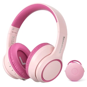 Kids Bluetooth Headphones with ANC for School Travel Gift Wireless Over-Ear Headphones for Boys Girls, Foldable, Adjustable, Safe Volume, 40H Playtime, Mic for School Travel Kids Bluetooth Headphones with ANC for School Travel Gift Wireless Over-Ear Headphones for Boys Girls, Foldable, Adjustable, Safe Volume, 40H Playtime, Mic for School Travel