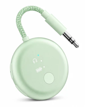SoundJet R1 - Airplane Bluetooth Adapter for AirPods, 25H Qualcomm aptX Adaptive & HD, dual-headphone pairing, 25-hour battery, USB-C charging, and single/dual airline plugs SoundJet R1 - Airplane Bluetooth Adapter for AirPods, 25H Qualcomm aptX Adaptive & HD, dual-headphone pairing, 25-hour battery, USB-C charging, and single/dual airline plugs