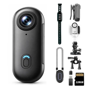 4K 128GB Mini Body Camera - Magnetic Thumb-Sized Action Cam with Video & Audio Recording, Hands-Free, Waterproof, Suitable for Vlog Creation, Work Record, Pet Walking, Travel Shooting & Daily Use 4K 128GB Mini Body Camera - Magnetic Thumb-Sized Action Cam with Video & Audio Recording, Hands-Free, Waterproof, Suitable for Vlog Creation, Work Record, Pet Walking, Travel Shooting & Daily Use
