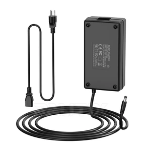 24V DC Power Supply Adapter 24Volt 7.5A 180W Output,AC to DC Converter Transformer 100-240V AC Input with 5.5 x 2.1mm US Plug for LED Strip, CCTV Camera(Black) 24V DC Power Supply Adapter 24Volt 7.5A 180W Output,AC to DC Converter Transformer 100-240V AC Input with 5.5 x 2.1mm US Plug for LED Strip, CCTV Camera(Black)