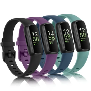 4 Pack Bands Compatible with Fitbit Inspire 3 Bands for Women Men, Sport Silicone Adjustable Replacement Straps for Fitbit Inspire 3 Fitness Tracke 4 Pack Bands Compatible with Fitbit Inspire 3 Bands for Women Men, Sport Silicone Adjustable Replacement Straps for Fitbit Inspire 3 Fitness Tracke