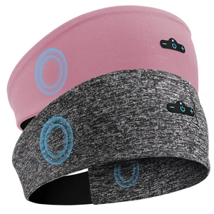 Sleep Headphones Bluetooth Headband for Side Sleeper, 17H Playtime, Wireless Headband Headphones with HD Stereo Speakers for Workout,Running,Yoga, Ideal Gifts for Men, Women, Teens, Pink+Grey Sleep Headphones Bluetooth Headband for Side Sleeper, 17H Playtime, Wireless Headband Headphones with HD Stereo Speakers for Workout,Running,Yoga, Ideal Gifts for Men, Women, Teens, Pink+Grey