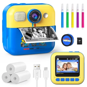 Kids Camera Instant Print, Minions Digital Video Instant Print Camera for Kids, Selfie Toddler Cameras Christams Birthday Gifts for Boys Girls Age 3-12 Kids Camera Instant Print, Minions Digital Video Instant Print Camera for Kids, Selfie Toddler Cameras Christams Birthday Gifts for Boys Girls Age 3-12