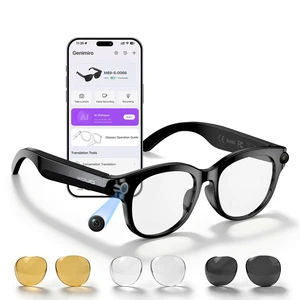 AI Smart Glasses with Camera, Hands-Free Calls, Music, Offline AI Assistant 8MP & 1080P/30 Camera Glasses, AI Recognition & Recording, Video Translation, Schedule Tracking for Travel, Commuting, Work AI Smart Glasses with Camera, Hands-Free Calls, Music, Offline AI Assistant 8MP & 1080P/30 Camera Glasses, AI Recognition & Recording, Video Translation, Schedule Tracking for Travel, Commuting, Work