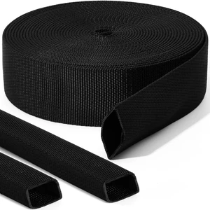 26 Ft Nylon Hydraulic Hose Protector Sleeve Cover,1.5 Inch Id Abrasion Resistant Wrap for TIG Torch Cables, Expandable Braided Sheath Protects from Heat, Flat Design for Cord Management 26 Ft Nylon Hydraulic Hose Protector Sleeve Cover,1.5 Inch Id Abrasion Resistant Wrap for TIG Torch Cables, Expandable Braided Sheath Protects from Heat, Flat Design for Cord Management