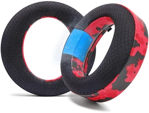 Freeze Pulse 3D - Cooling Gel Earpads for Sony PS5 Pulse 3D Made by Wicked Cushions Thicker Cushion & Wider Opening Red Camo Freeze Pulse 3D - Cooling Gel Earpads for Sony PS5 Pulse 3D Made by Wicked Cushions Thicker Cushion & Wider Opening Red Camo