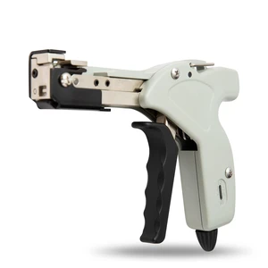 Metal Zip Tie Cutter, Adjustable Tightening Force Stainless Steel Automatic Cable Tie Cutter Tightening Tool for Stainless Steel Tie Wrap with Free Zip Tie Release Tool, One-handed Mode Metal Zip Tie Cutter, Adjustable Tightening Force Stainless Steel Automatic Cable Tie Cutter Tightening Tool for Stainless Steel Tie Wrap with Free Zip Tie Release Tool, One-handed Mode