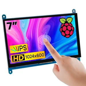7 Inch IPS LCD Touch Screen Display Panel 1024×600 Capacitive Screen HDMI Monitor for Raspberry Pi5/Pi4/Pi3/ZERO W, BB Black, Windows 10 8 7 7 Inch IPS LCD Touch Screen Display Panel 1024×600 Capacitive Screen HDMI Monitor for Raspberry Pi5/Pi4/Pi3/ZERO W, BB Black, Windows 10 8 7