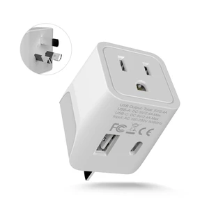 Australia Plug Adapter, 3-in-1, 1 USB C, USB A, Type I Adapter 1 US Outlet Type I Plug Adapter with 1 USB-A, 1 USB-C, CE & RoHS certified, for Australia, New Zealand, Argentina & China Australia Plug Adapter, 3-in-1, 1 USB C, USB A, Type I Adapter 1 US Outlet Type I Plug Adapter with 1 USB-A, 1 USB-C, CE & RoHS certified, for Australia, New Zealand, Argentina & China