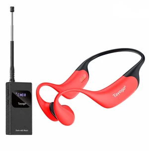 Swimming Headphones for Spotify, No Downloads Needed T6+W23 SwimCombo Stream Phone Audio via T6 Bone Conduction Swim Coach Communicator Silicone-Coated Housing Swimming Headphones for Spotify, No Downloads Needed T6+W23 SwimCombo Stream Phone Audio via T6 Bone Conduction Swim Coach Communicator Silicone-Coated Housing