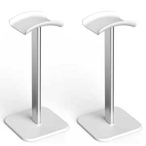 Headphone Stand for Desk - Headset Stand Headphone Holder (White_2 Pack) with Aluminum Hanger and Plastic Headrest, headphone holder for AirPods Max, Sony, Bose, Beats and More Headphone Stand for Desk - Headset Stand Headphone Holder (White_2 Pack) with Aluminum Hanger and Plastic Headrest, headphone holder for AirPods Max, Sony, Bose, Beats and More