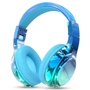 Kids Bluetooth Headphones, 60H Playtime, 74/85/94dB Volume Limit For school, tablet, travel, kids wireless headphones feature HD mic, fast charging, foldable design, boys girls, wired mode Kids Bluetooth Headphones, 60H Playtime, 74/85/94dB Volume Limit For school, tablet, travel, kids wireless headphones feature HD mic, fast charging, foldable design, boys girls, wired mode