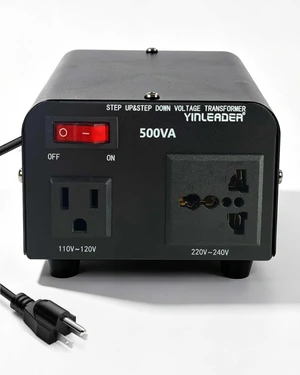 500W 110V/220V Step Up&Down Voltage Converter Transformer 110V to 220V OR 220V to 110V, US Power Cord, Circuit Breaker Protection, Power Converter 500W 110V/220V Step Up&Down Voltage Converter Transformer 110V to 220V OR 220V to 110V, US Power Cord, Circuit Breaker Protection, Power Converter