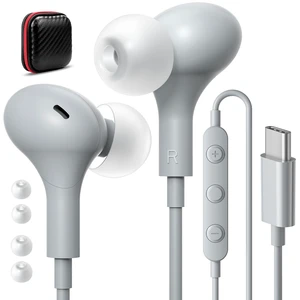 USB C Headphones for iPhone 18 Pro Max 17 16 15/Galaxy S26 FE Wired Earbuds Mic Volume Control Magnetic Noise Isolation in-Ear Type C Earphones for iPad 10/Mini/Samsung S25 S24 S23 S22/Pixel 11 10 9 8 USB C Headphones for iPhone 18 Pro Max 17 16 15/Galaxy S26 FE Wired Earbuds Mic Volume Control Magnetic Noise Isolation in-Ear Type C Earphones for iPad 10/Mini/Samsung S25 S24 S23 S22/Pixel 11 10 9 8