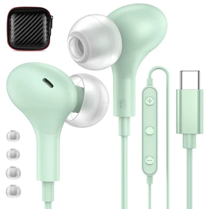 USB C Headphones for iPhone 18 Pro Max 17 16 15/Galaxy S26 FE Wired Earbuds Mic Volume Control Magnetic Noise Isolation in-Ear Type C Earphones for iPad 10/Mini/Samsung S25 S24 S23 S22/Pixel 11 10 9 8 USB C Headphones for iPhone 18 Pro Max 17 16 15/Galaxy S26 FE Wired Earbuds Mic Volume Control Magnetic Noise Isolation in-Ear Type C Earphones for iPad 10/Mini/Samsung S25 S24 S23 S22/Pixel 11 10 9 8