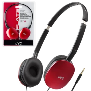 HAS160R Flat Headphones - Red, One Size HAS160R Flat Headphones - Red, One Size