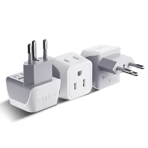Switzerland Travel Adapter Plug with Dual USA Input - Power - Type J (3 Pack) - Ultra Compact - Safe Grounded Perfect for Cell Phones, Laptops, Camera Chargers and More (CT-11A) Switzerland Travel Adapter Plug with Dual USA Input - Power - Type J (3 Pack) - Ultra Compact - Safe Grounded Perfect for Cell Phones, Laptops, Camera Chargers and More (CT-11A)
