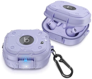 for Beats Powerbeats Pro 2 Case Cover with Lock, Heavy Duty Full Coverage Hard Shell Protector, Secure Locking Latch, IPX5 Water-resistant, Hyper Purple (Not for the Powerbeats Pro 1) for Beats Powerbeats Pro 2 Case Cover with Lock, Heavy Duty Full Coverage Hard Shell Protector, Secure Locking Latch, IPX5 Water-resistant, Hyper Purple (Not for the Powerbeats Pro 1)