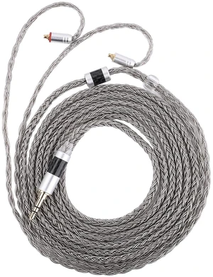 Tripowin Zonie 16 Core Silver Plated IEM Cable, 2m Length Extended Earbud Cord, HiFi Wired Earbuds Earphone Cable, in Ear Monitor Wire for Audiophile Musician, MMCX Tripowin Zonie 16 Core Silver Plated IEM Cable, 2m Length Extended Earbud Cord, HiFi Wired Earbuds Earphone Cable, in Ear Monitor Wire for Audiophile Musician, MMCX