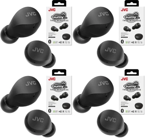 Compact and Lightweight Gumy Mini True Wireless Earbuds Headphones, Long Battery Life (up to 23 Hours), Sound with Neodymium Magnet Driver, Water Resistance (IPX4) - HAA6TB (Black) (Pack of 4) Compact and Lightweight Gumy Mini True Wireless Earbuds Headphones, Long Battery Life (up to 23 Hours), Sound with Neodymium Magnet Driver, Water Resistance (IPX4) - HAA6TB (Black) (Pack of 4)
